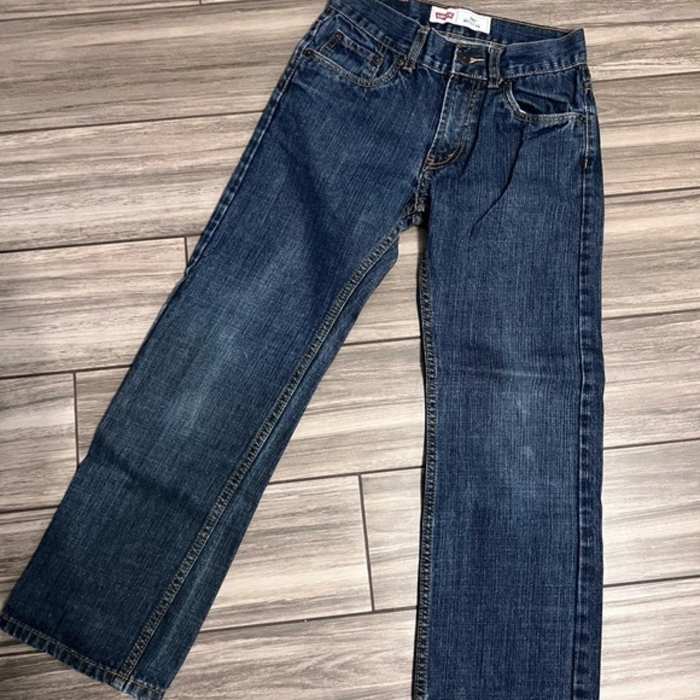 Levi's Dark Blue 505 Regular Fit Jeans